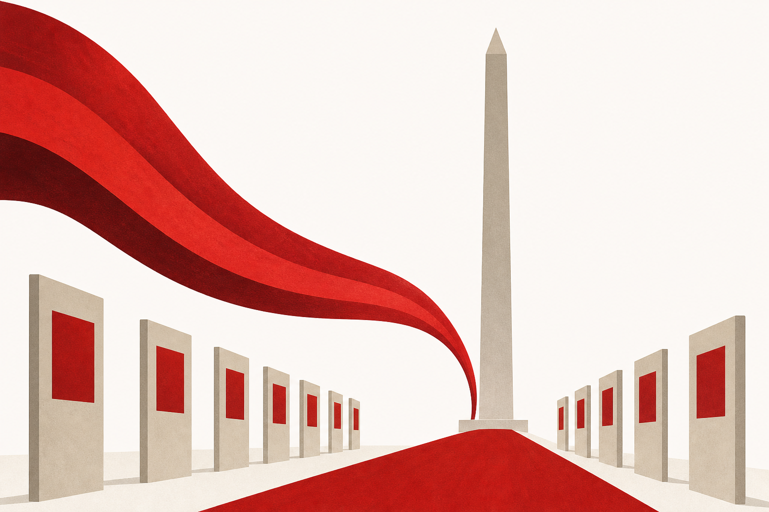 Trump-Backed Tribute to States on the Mall Features Extra Tinges of Red