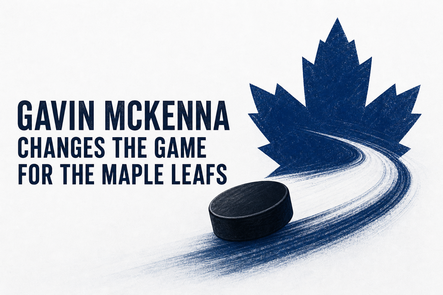 Gavin McKenna changes the game for the Maple Leafs