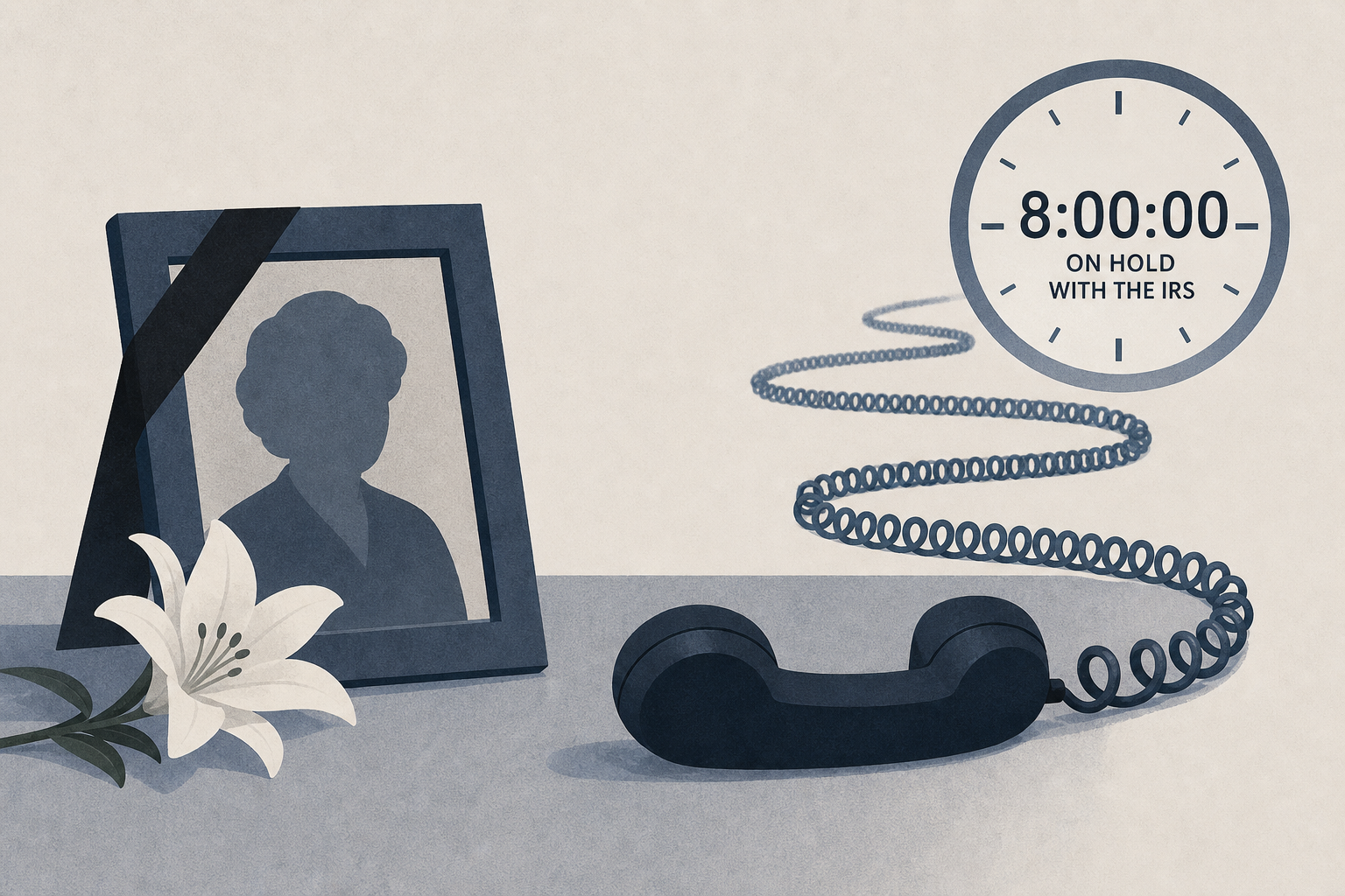 My mother died. Then I spent 8 hours on hold with the IRS