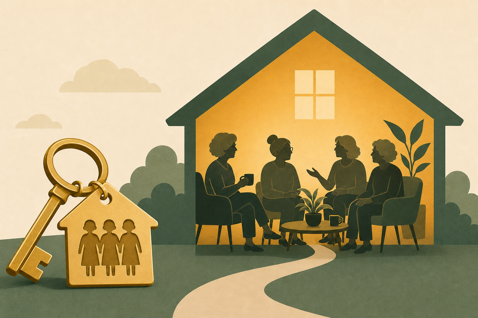 Older Adults Turn to ‘Golden Girls’ Housing