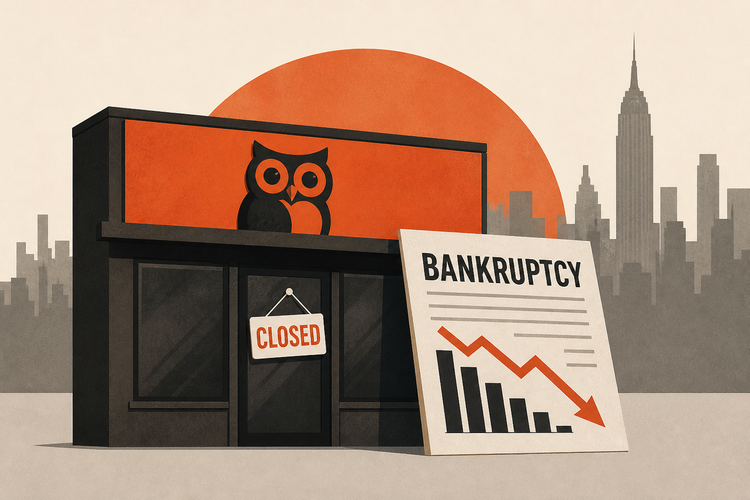 New York's last Hooter's shutters amid bankruptcy battle