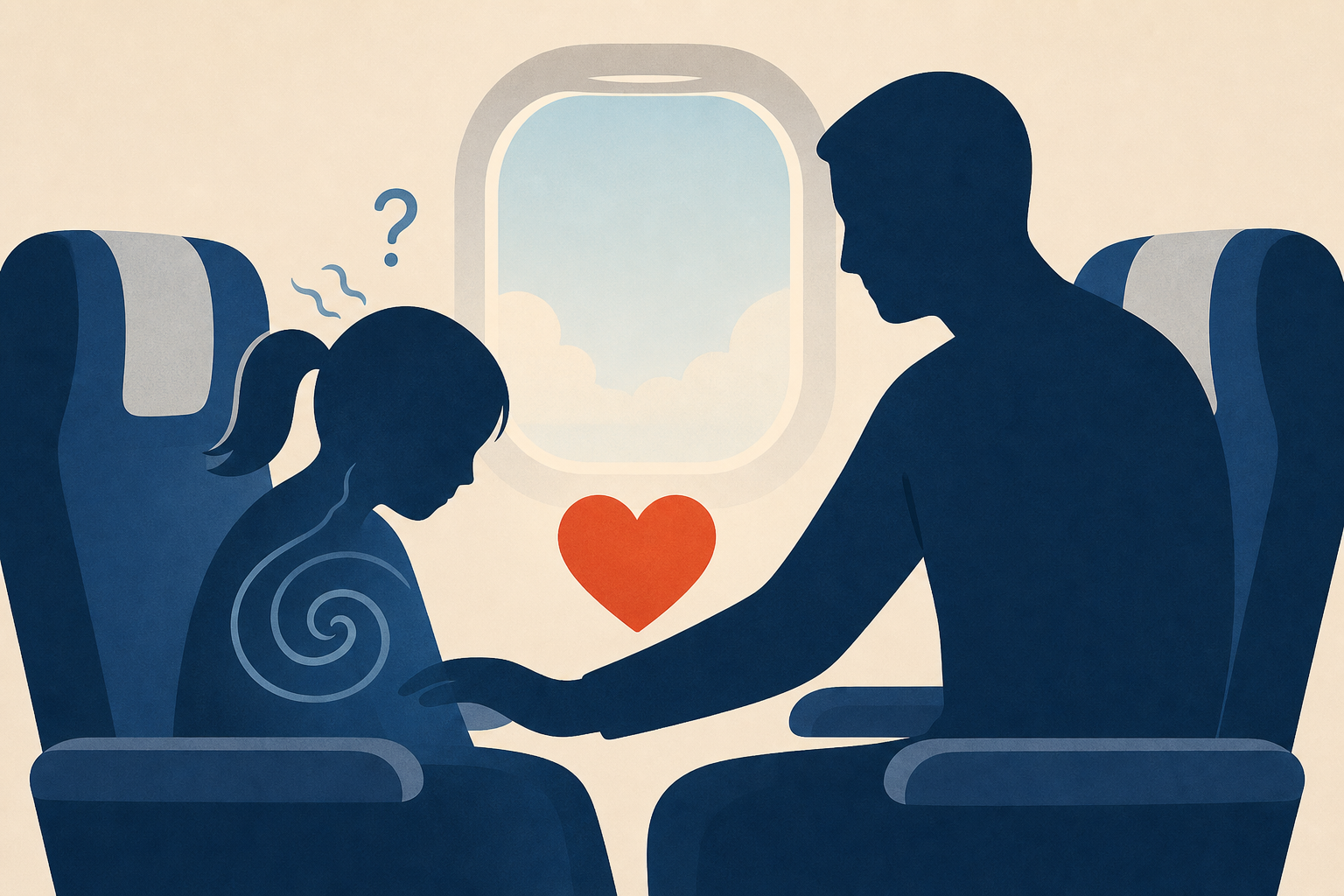 Girl Boards Plane With Mystery Symptoms-Man Beside Her Changes Everything
