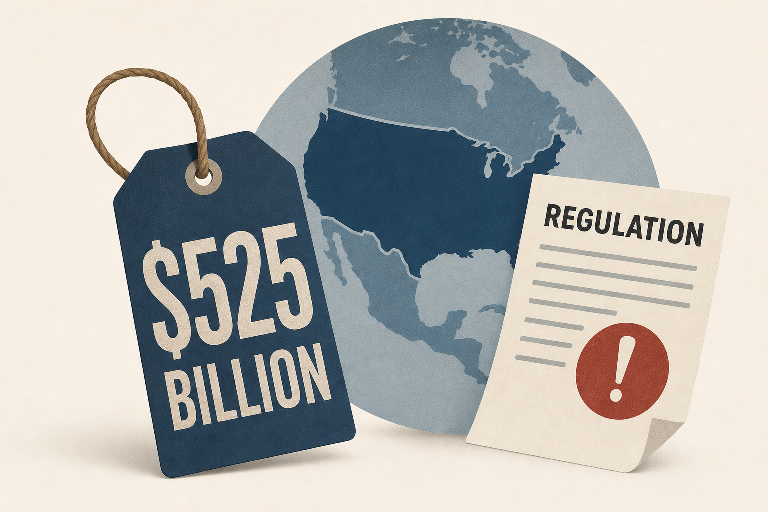 South Korea regulation could cost US states $525 billion, model finds