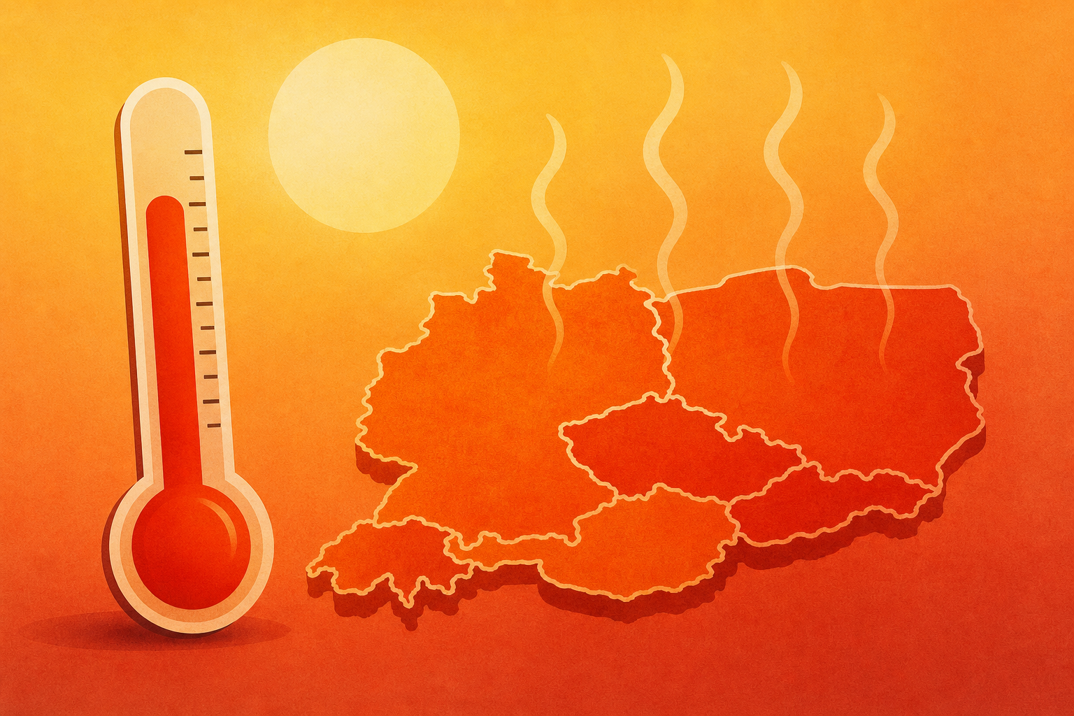 Central Europe sizzles as heat records are smashed in Switzerland, Denmark and Czech Republic