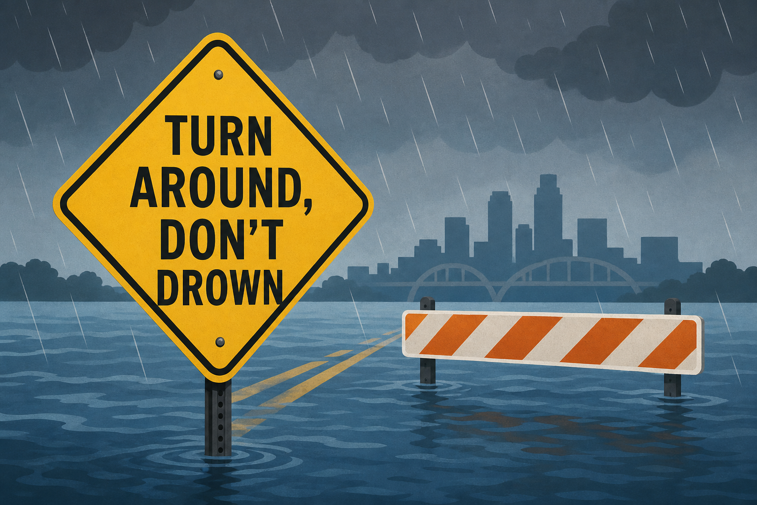 Richmond officials warn 'Turn Around, Don't Drown' as flash flooding continues