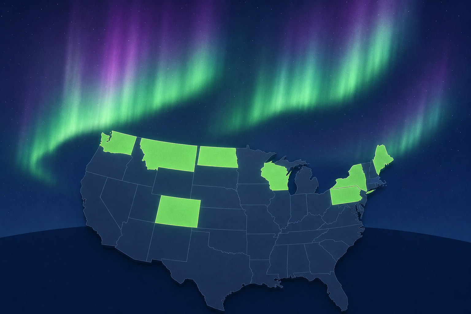 9 States May See The Aurora Tonight