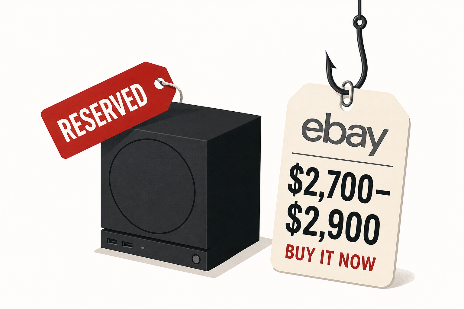 Scalpers Are Already Flipping Steam Machine Reservations On eBay For $2,700-$2,900, Roughly Double Valve's Price