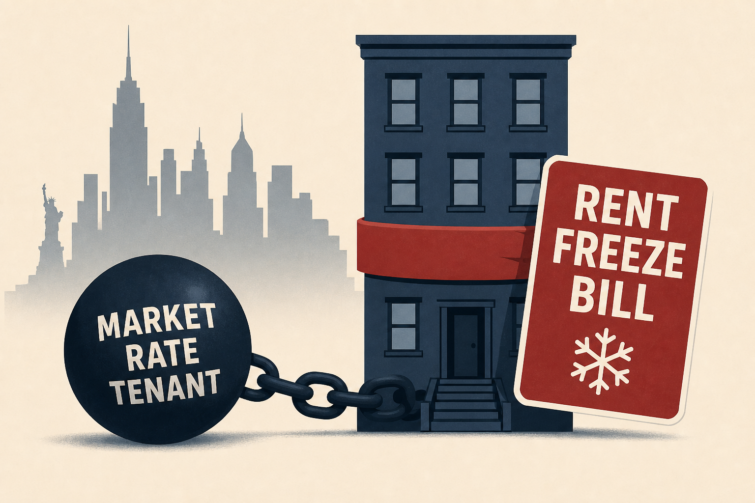 NYC's market rate tenants getting stuck with Mamdani's rent-freeze bill: board member