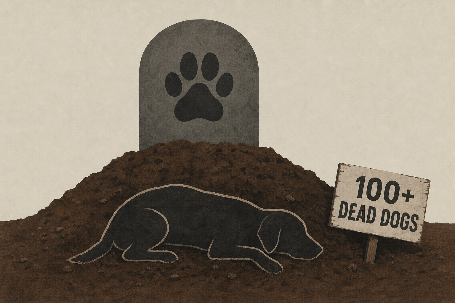 100+ dead dogs found buried at California rescue in 'horrific scene'