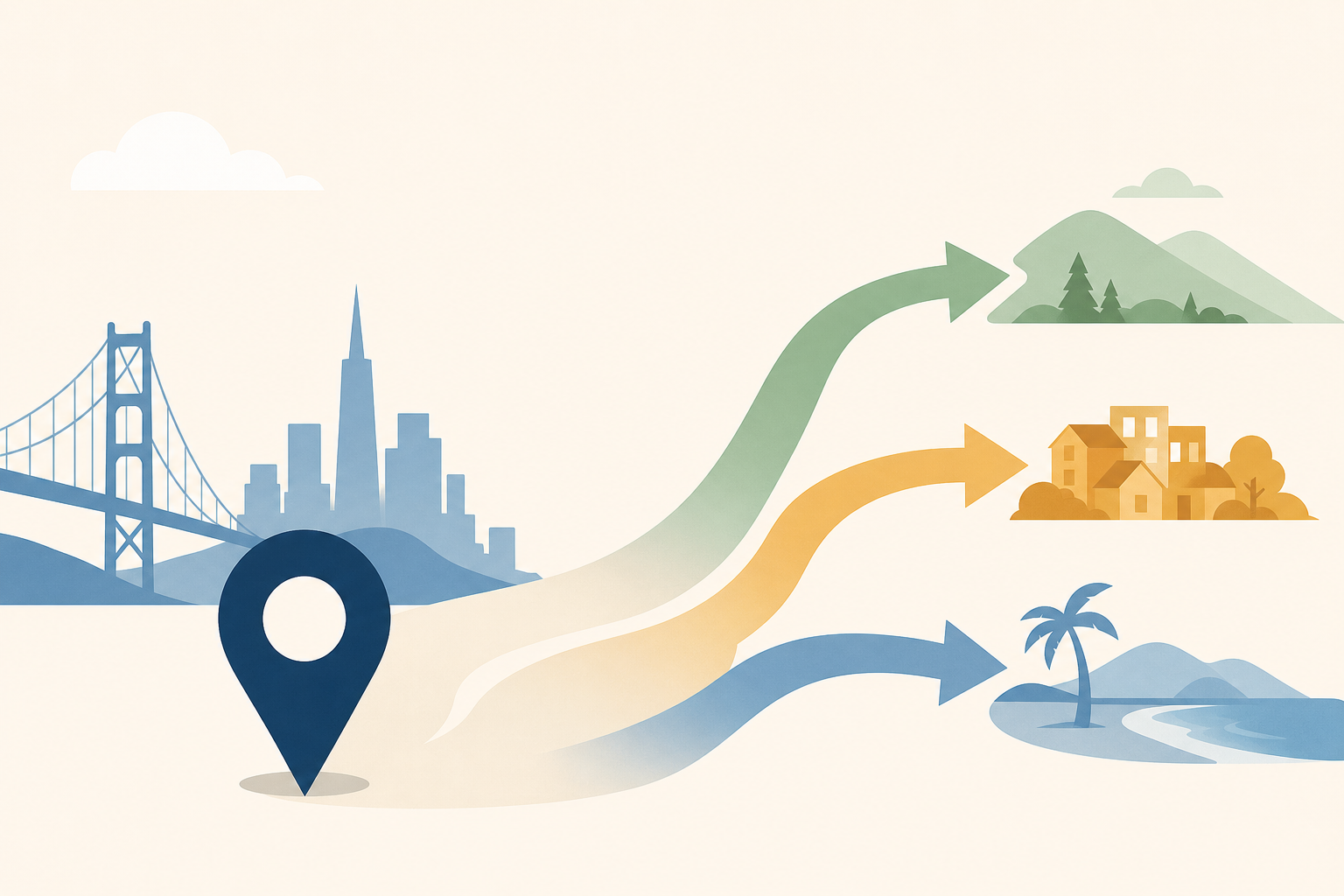 We asked Bay Area residents where they'd like to move. The answers surprised us