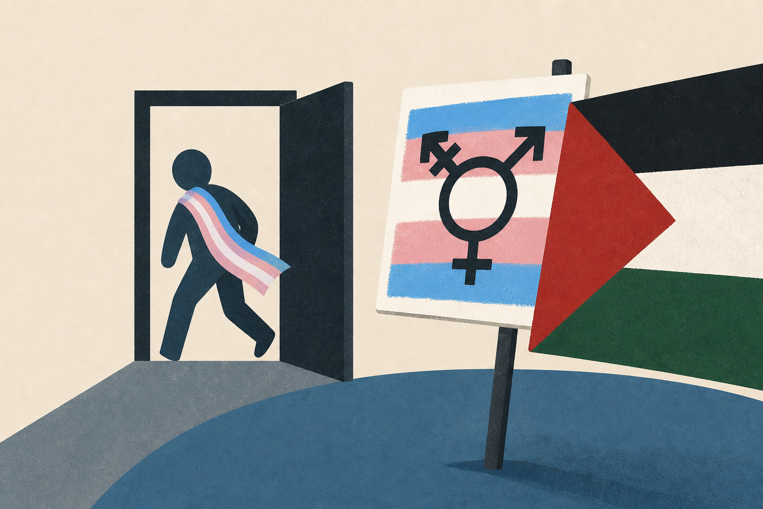 Pro-Transgender Candidate Is Chased From a Trans Rights Event Over Gaza