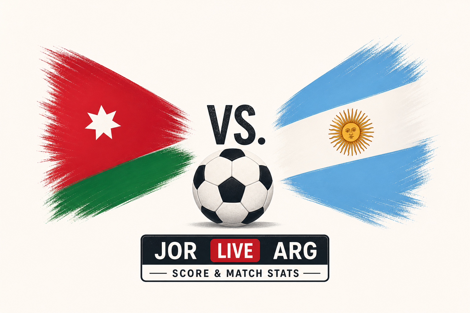 Jordan vs. Argentina-World Cup: Live Score and Match Stats