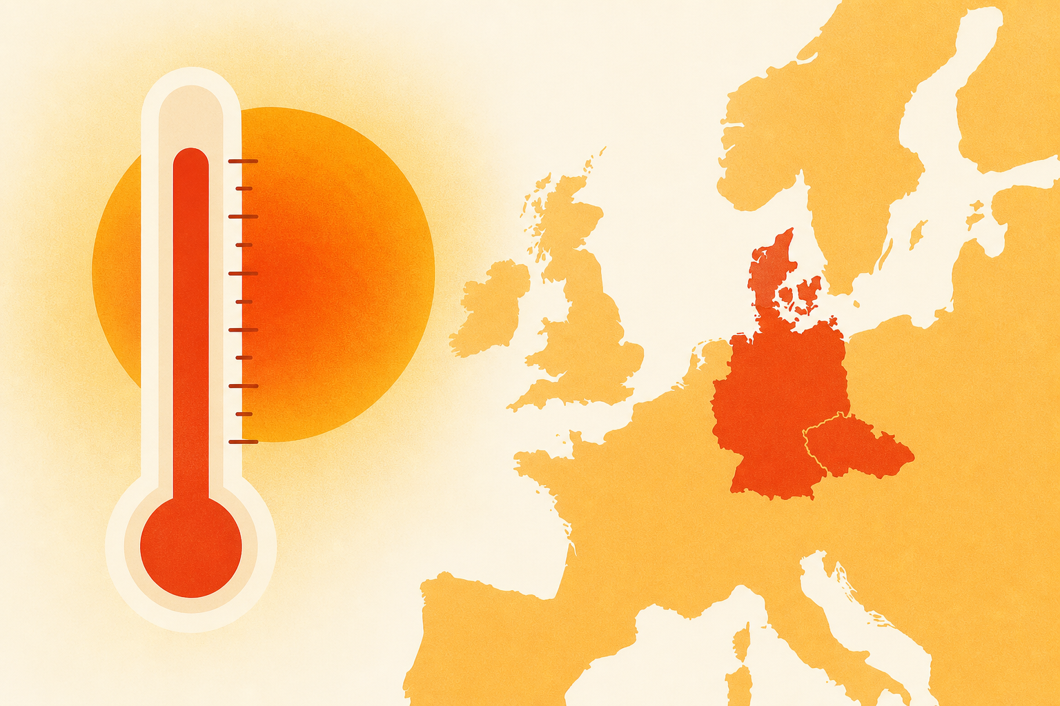 Heatwave breaks records in Germany, Denmark and Czech Republic