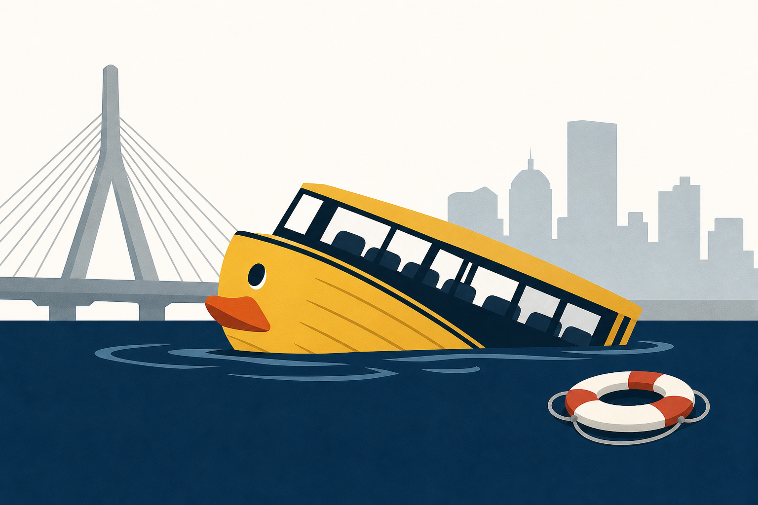 Duck boat overturns at Boston tourist attraction injuring at least 6 people