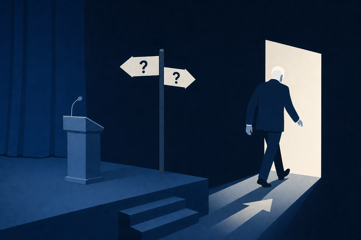 Joe Biden barely manages to find his way offstage at Dem gala after seeking directions