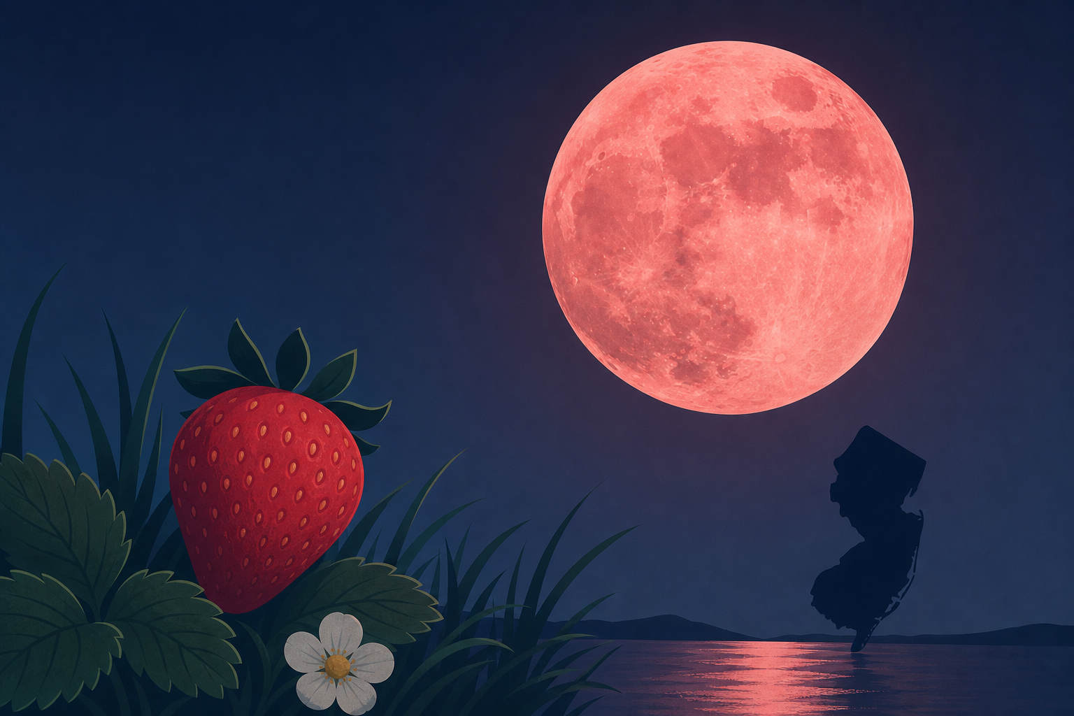 Strawberry moon 2026: When to see the June full moon in N.J.
