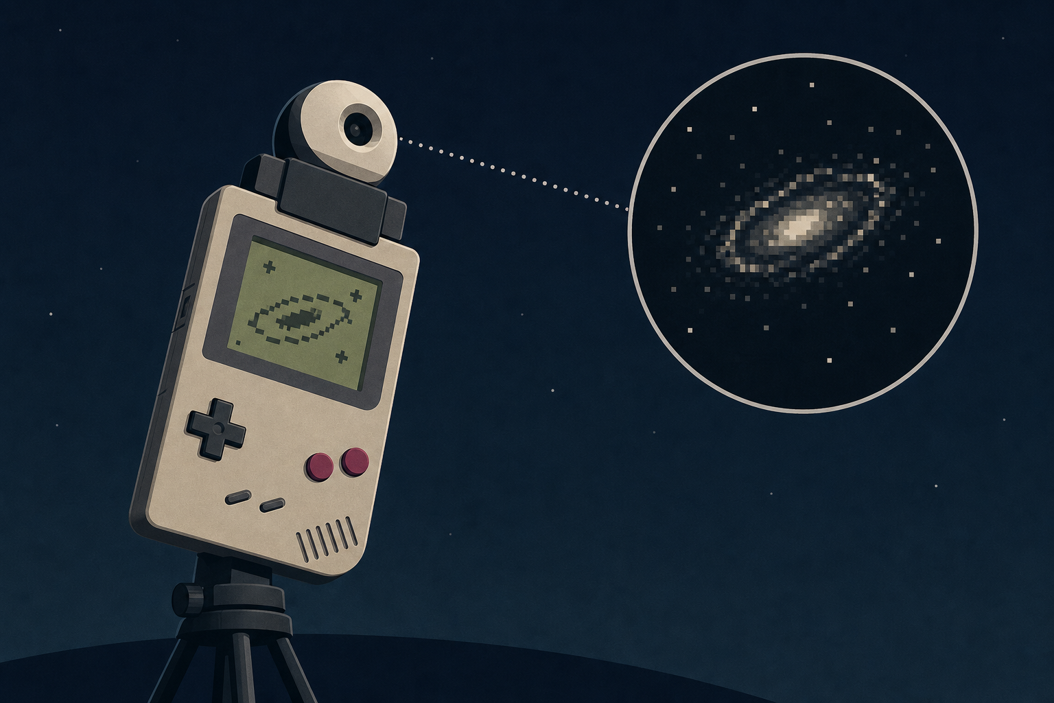 Behold Astronomy's Newest Telescope: A Nintendo Game Boy Camera