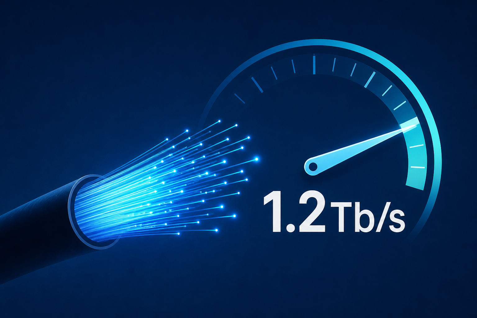 core fiber test pushes internet speeds to 1.2Tb/s
