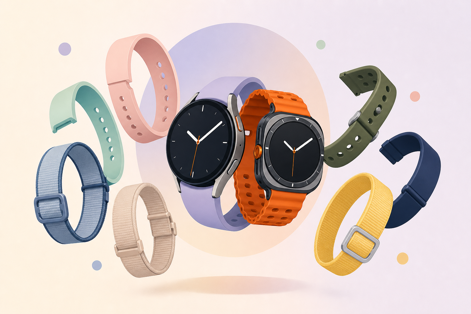 So many colorful Samsung Galaxy Watch 9 and Galaxy Watch Ultra 2 bands leaked ahead of launch