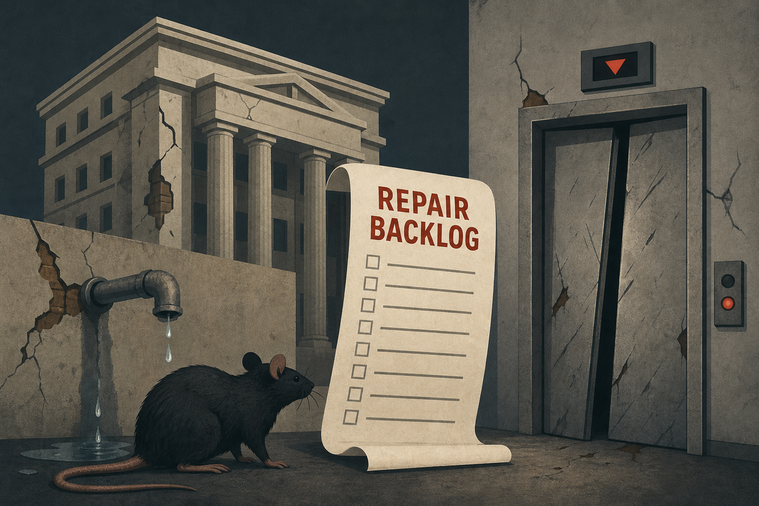 Rats, Leaks and Broken Elevators: Repair Backlog Plagues Federal Buildings