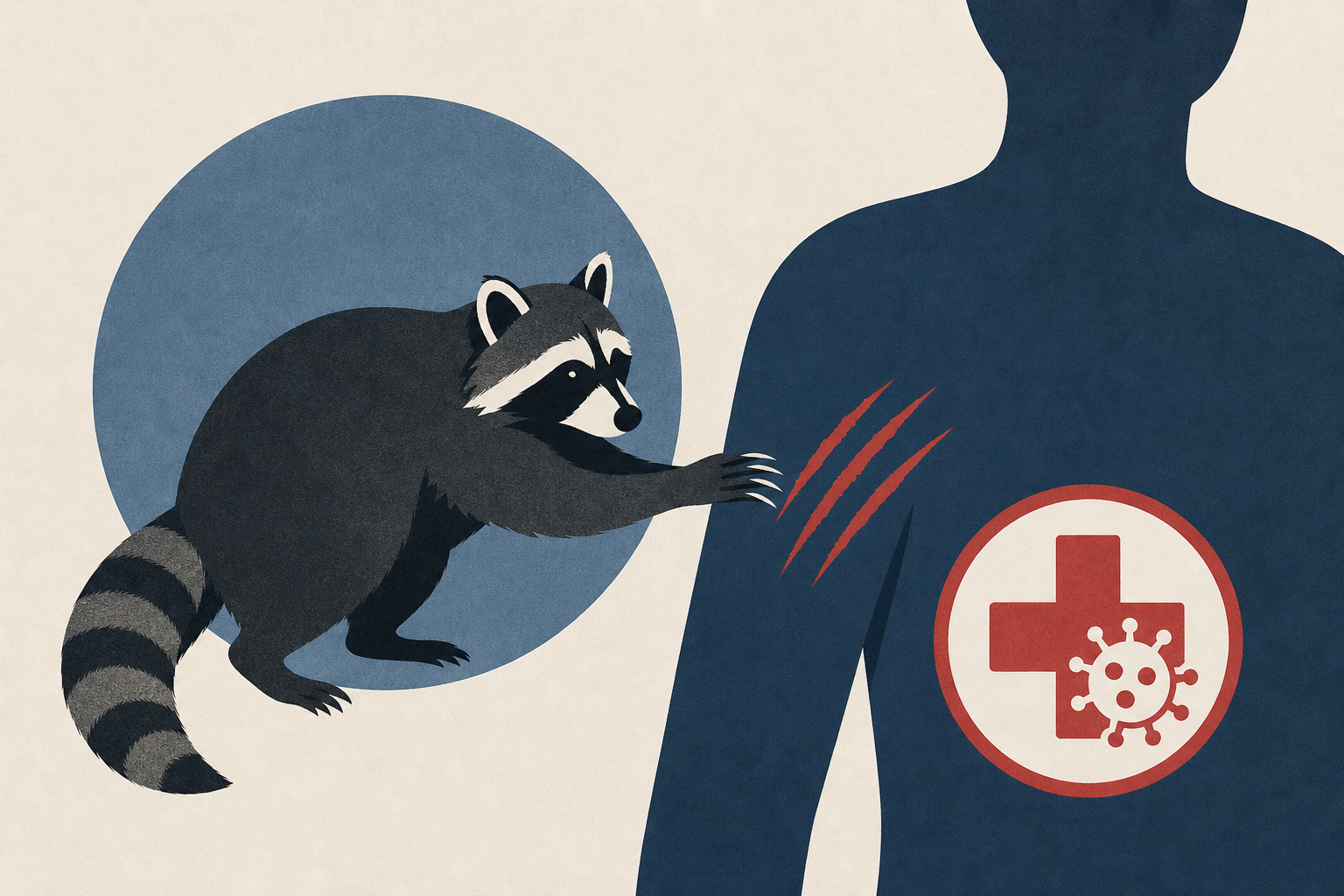 Raccoon with rabies scratches Manorville resident