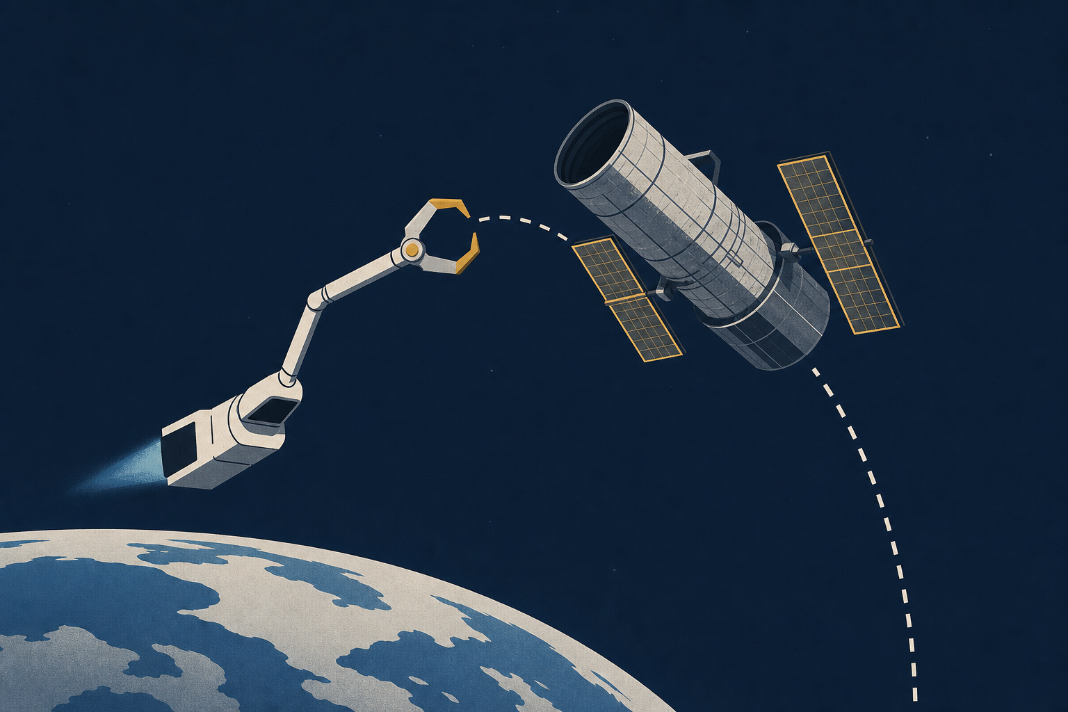 NASA prepares to launch daring rescue to save aging telescope from falling to Earth