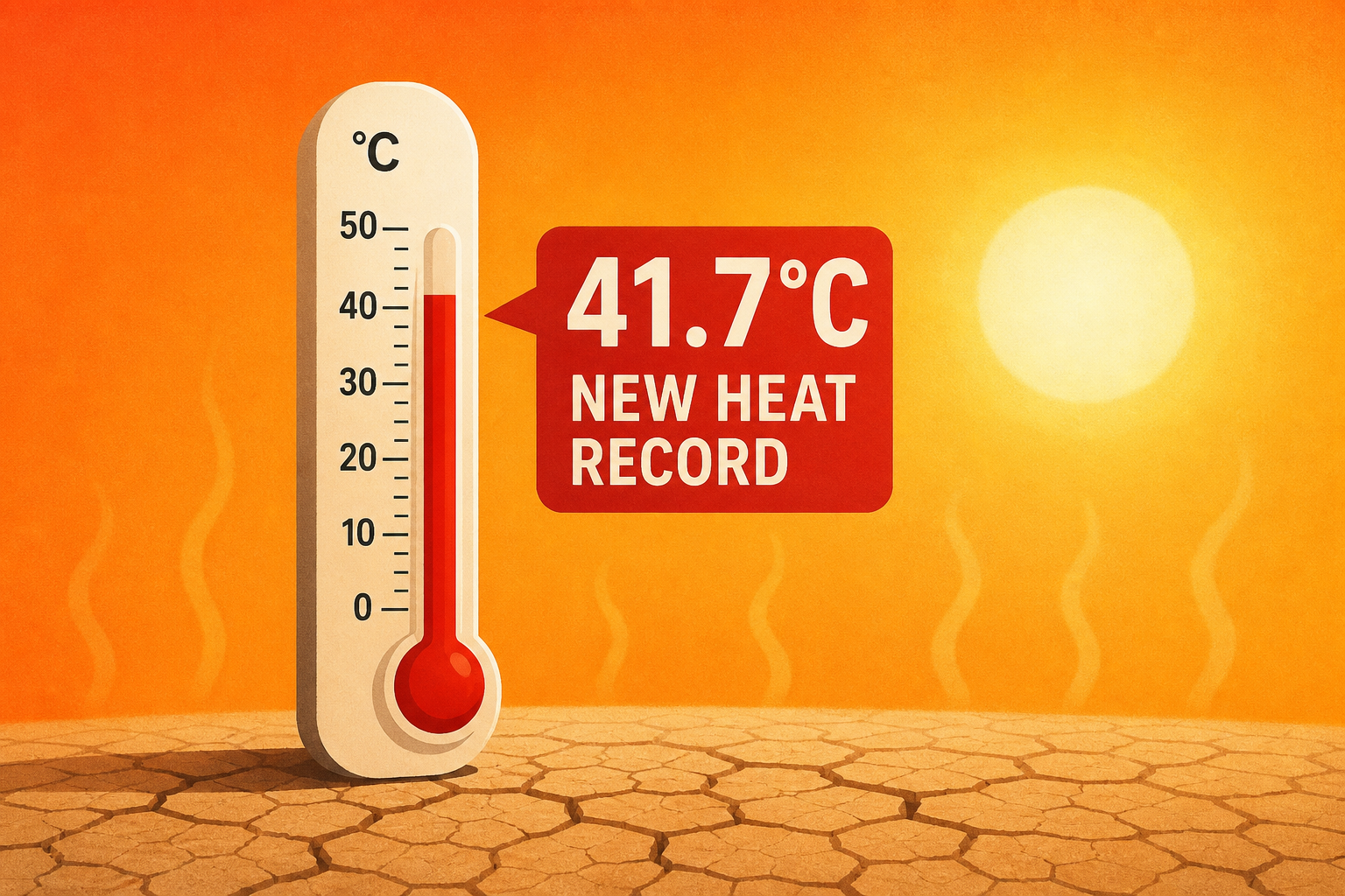 Germany news: New heat record at 41.7 degrees Celsius