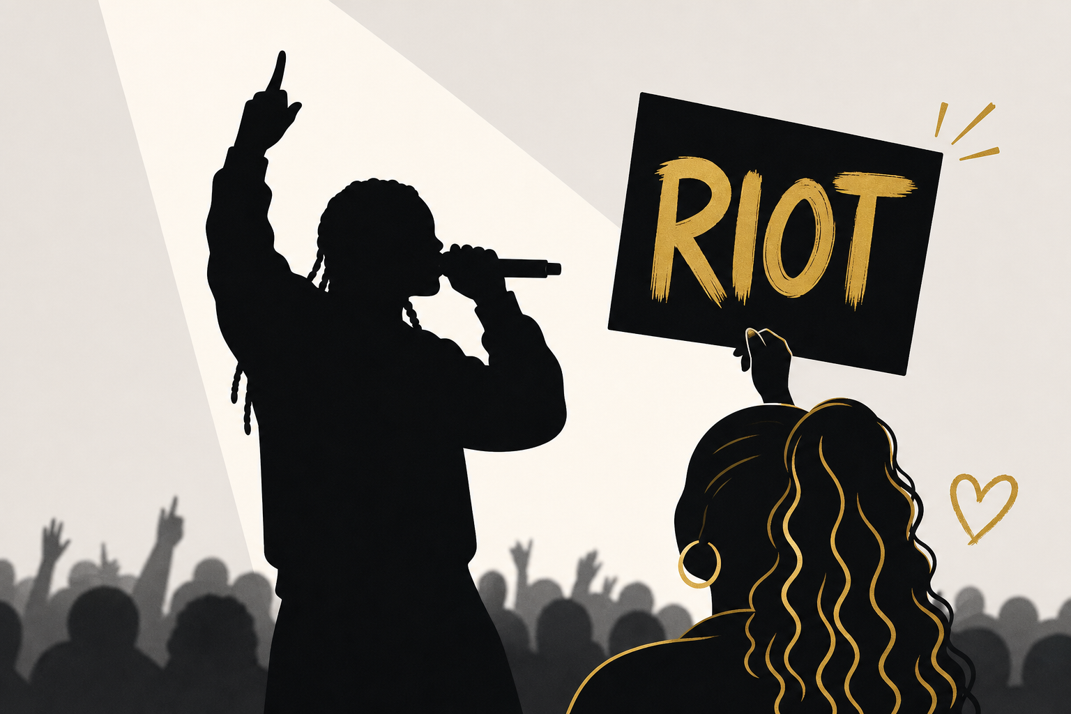 A$AP Rocky Shouts Out Son Riot Onstage as Rihanna Watches in Crowd