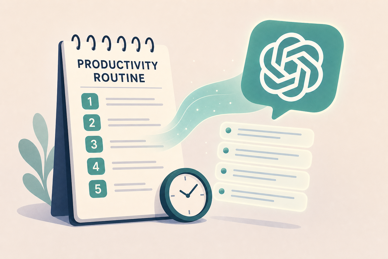 5 ChatGPT prompts I use to build a productivity routine that actually sticks