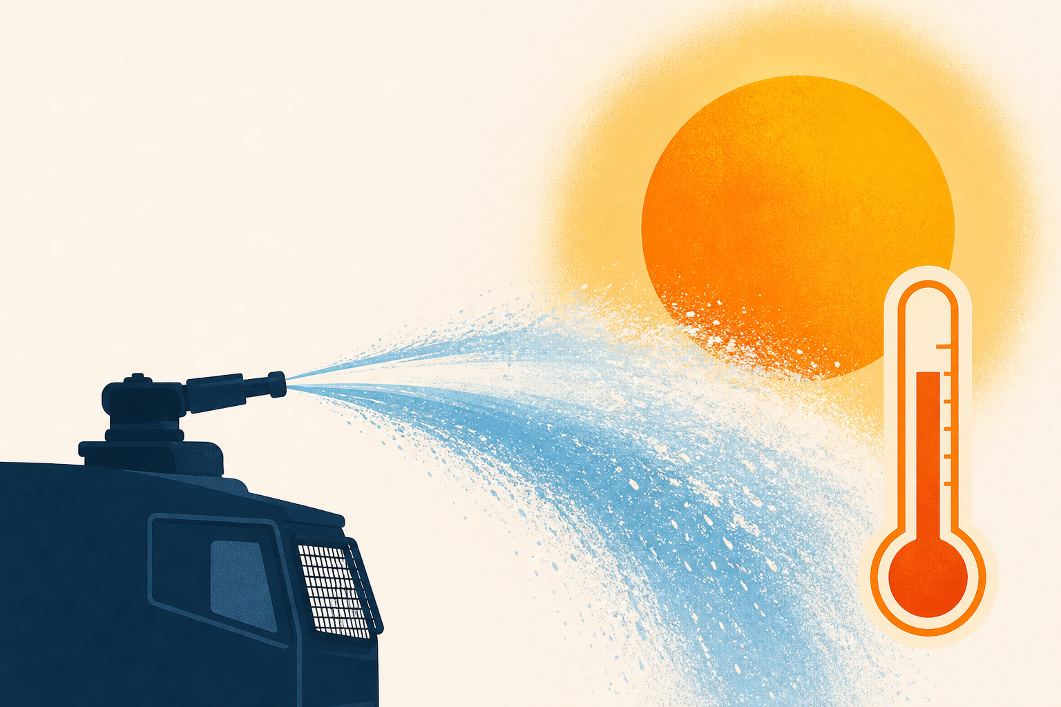 Hottest day: Berlin police deploy water cannons to fight extreme heat