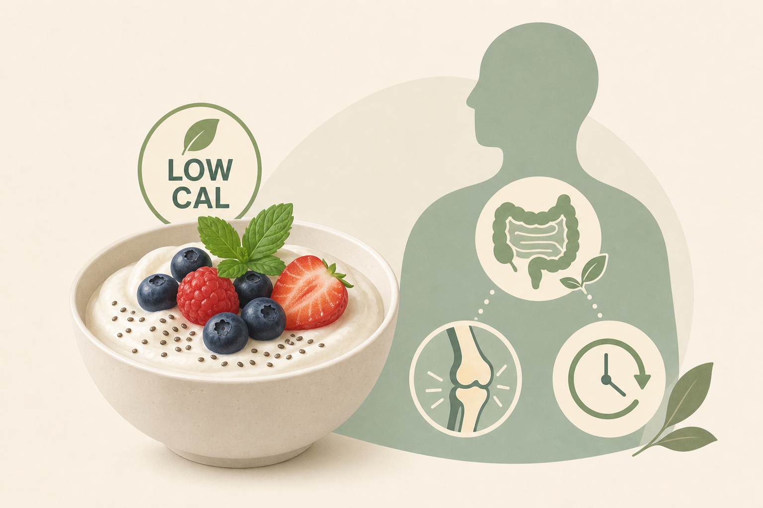 Low-cal dessert that’s good for gut health, joint pain and aging