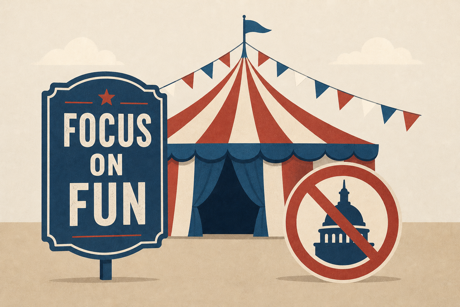 Trump’s Great American State Fair attendees say they haven’t noticed politics overshadowing the celebration