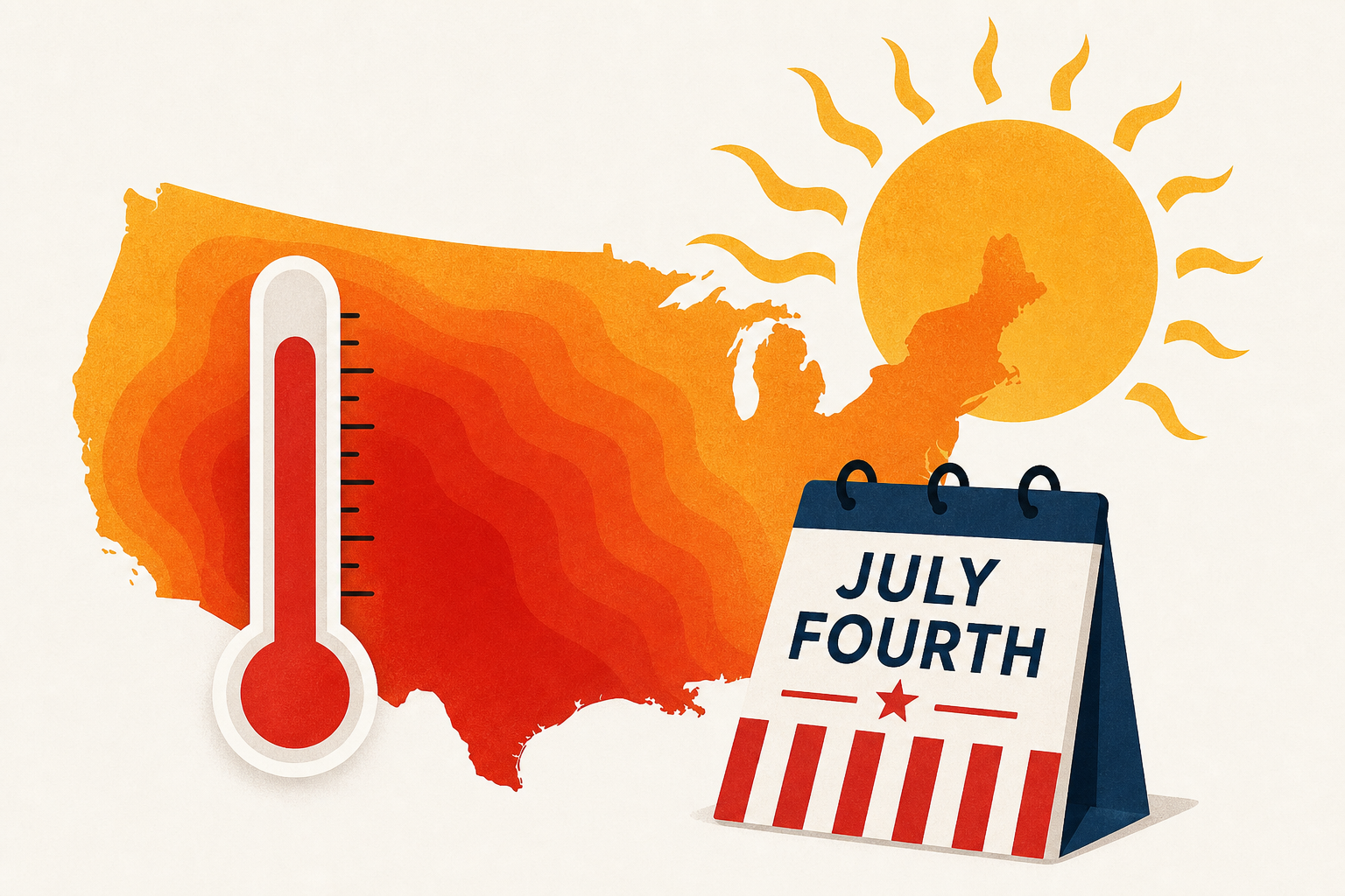 Dangerous heat wave to scorch U.S. ahead of July Fourth