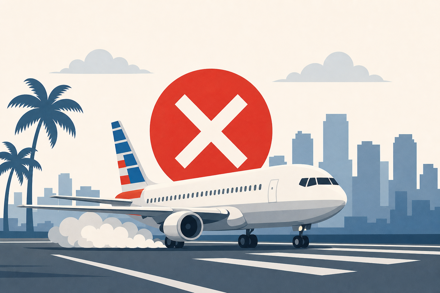 American Airlines flight aborts takeoff in Miami