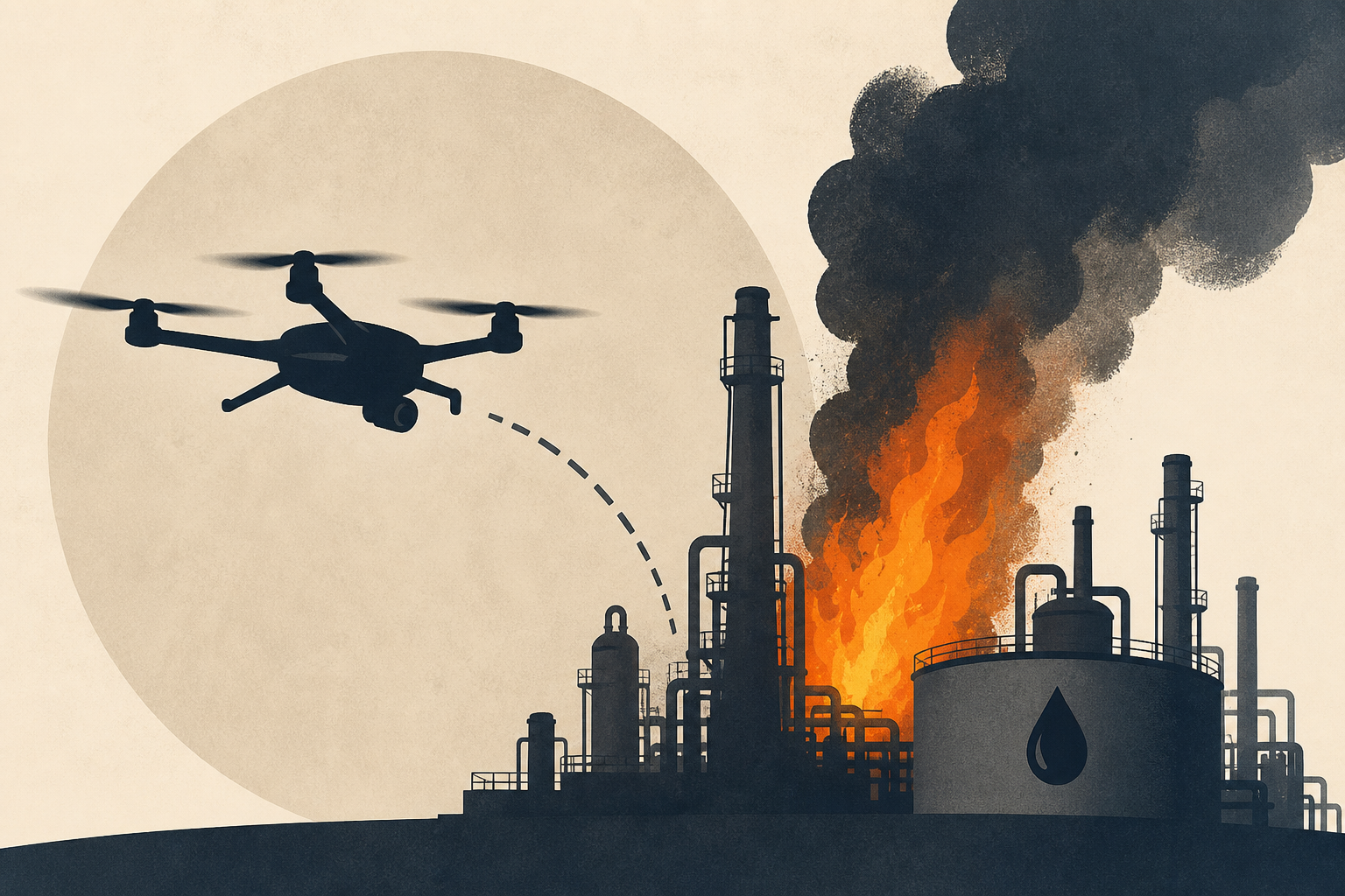 Ukraine's drone assault ignites major Russian oil refinery, as Putin acknowledges 'difficult period'