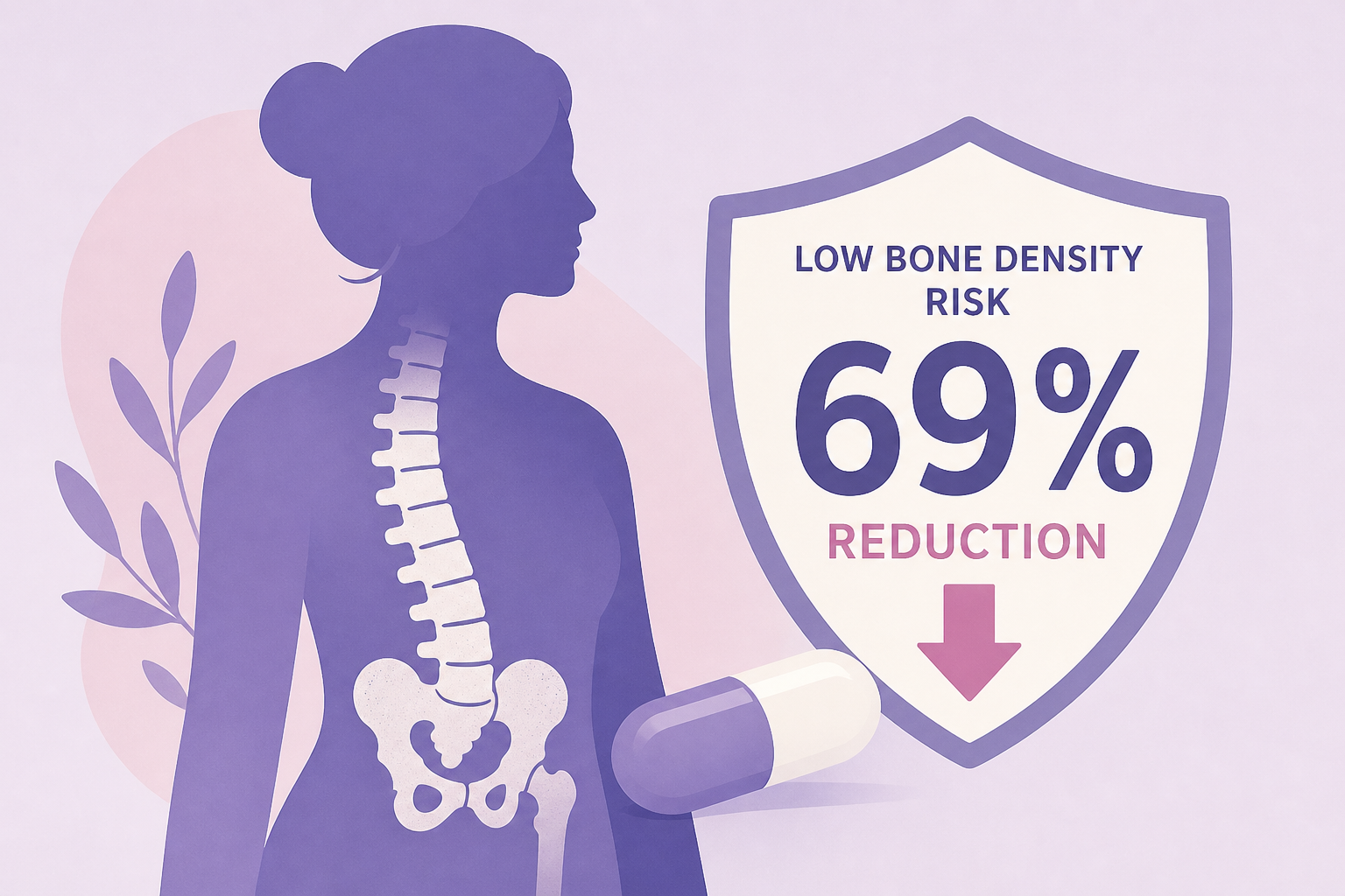 Vital menopause therapy slashes low bone density risk by 69%