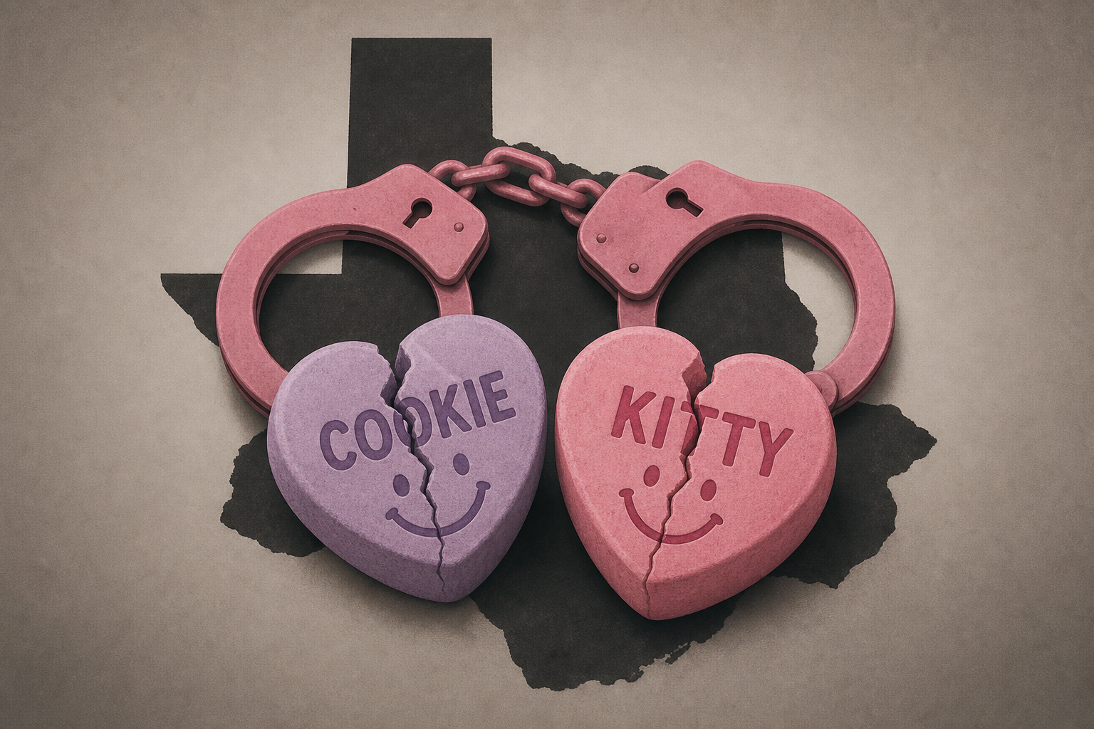 Sickening footage shows Texas sisters Cookie and Kitty grin as they're busted for allegedly hacking mom of 5 to death
