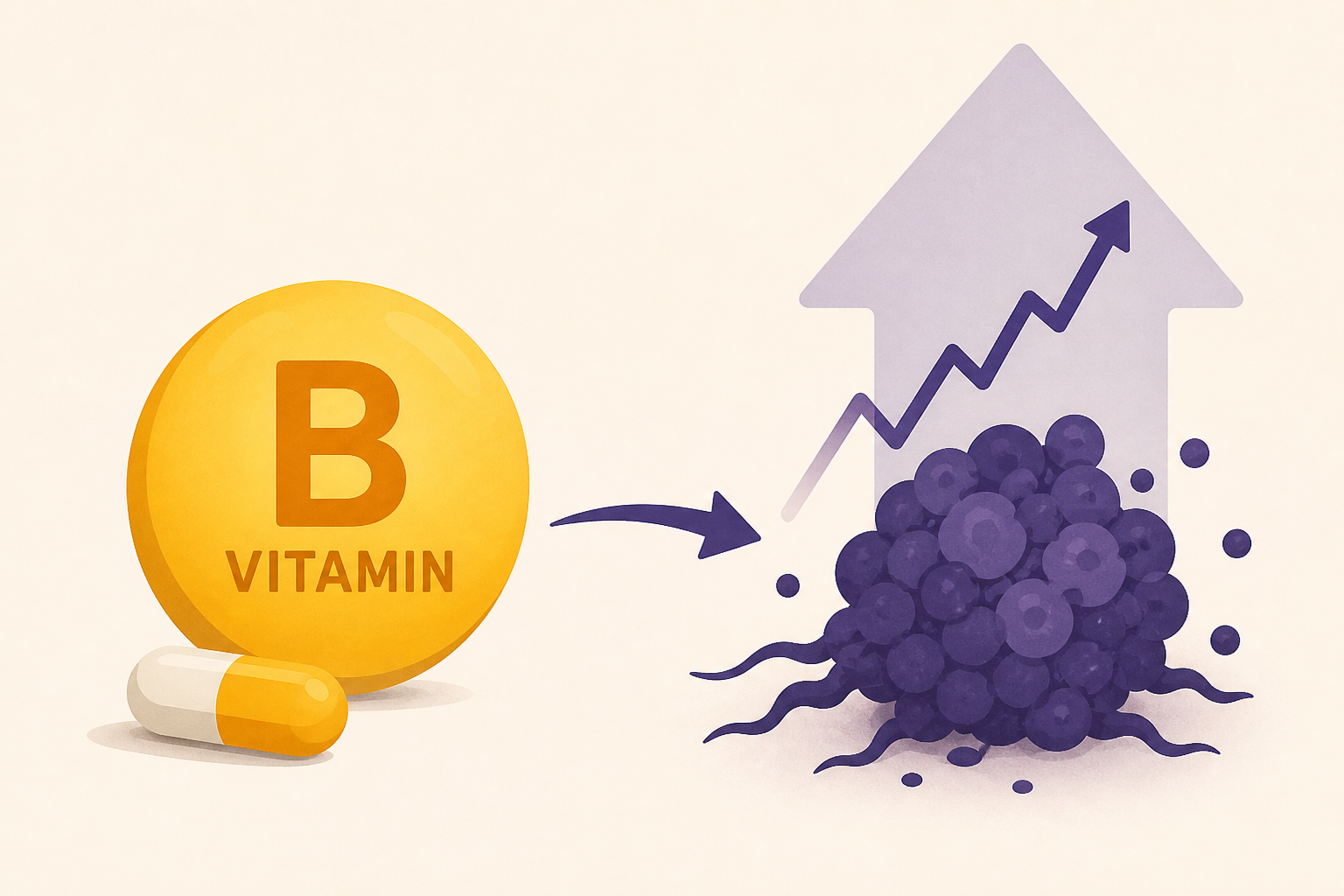 Another B vitamin linked to worse outcomes for cancer