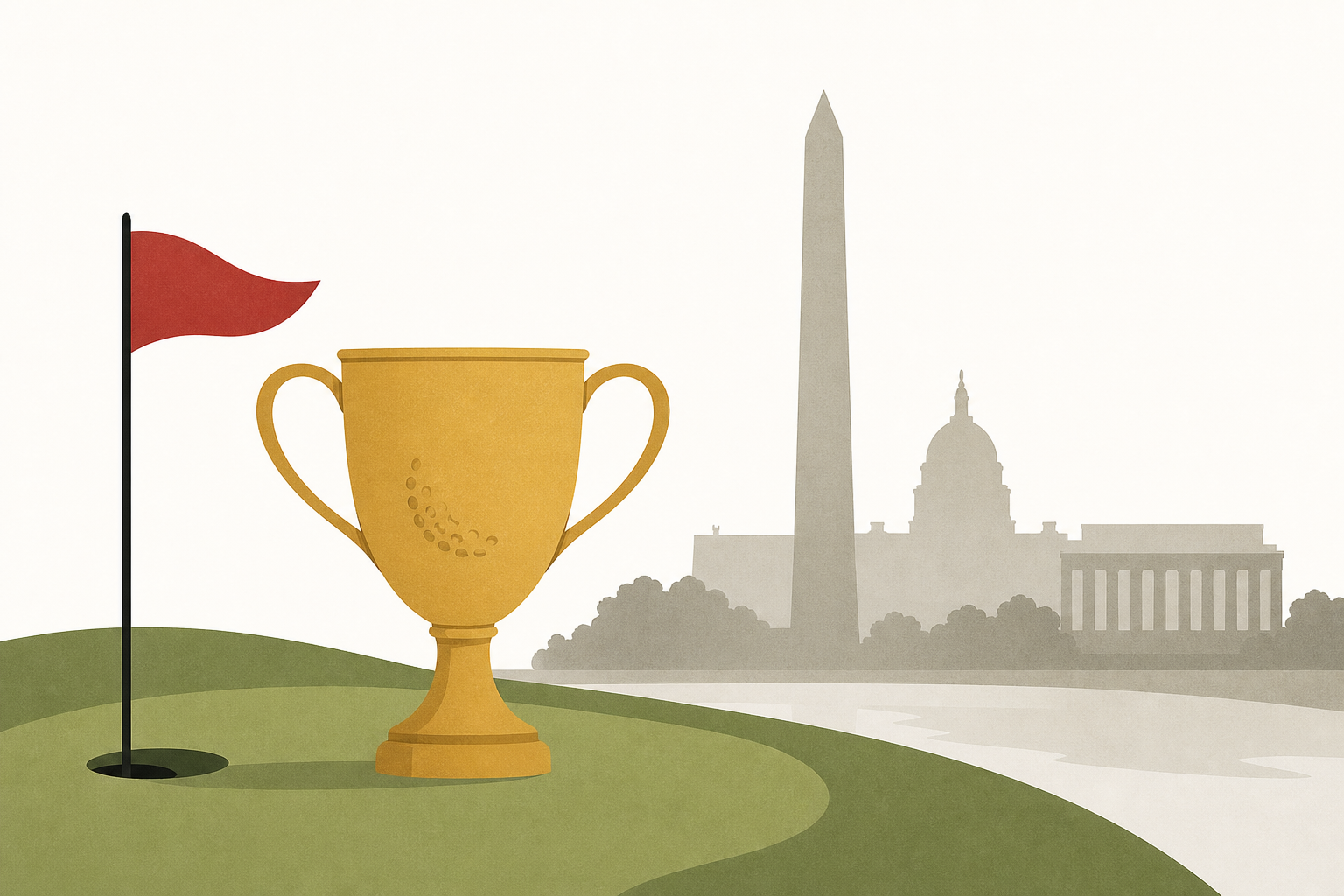 Trump says his plans for a golf course will have DC host 'major' tournament