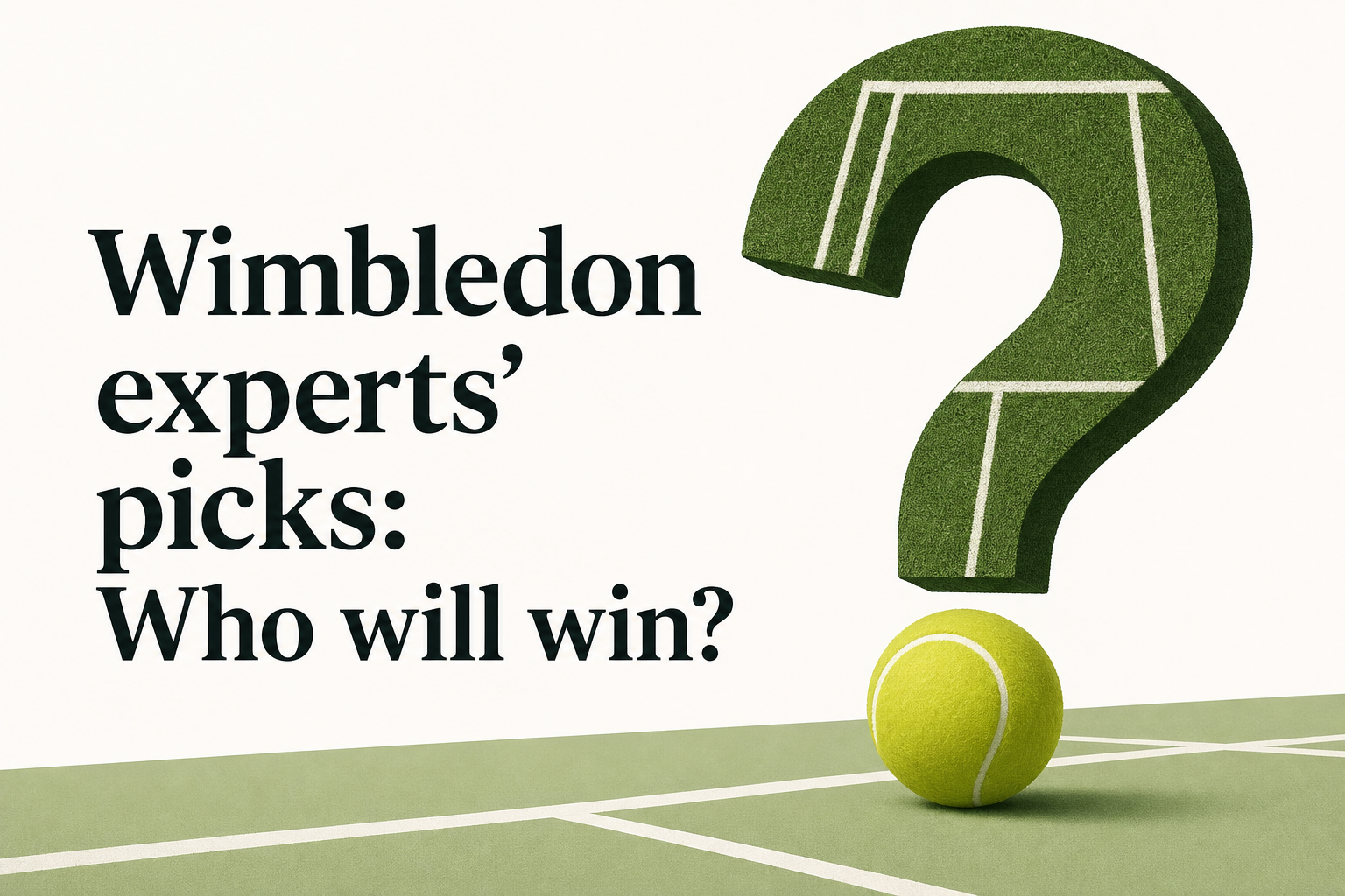 Wimbledon experts' picks: Who will win?