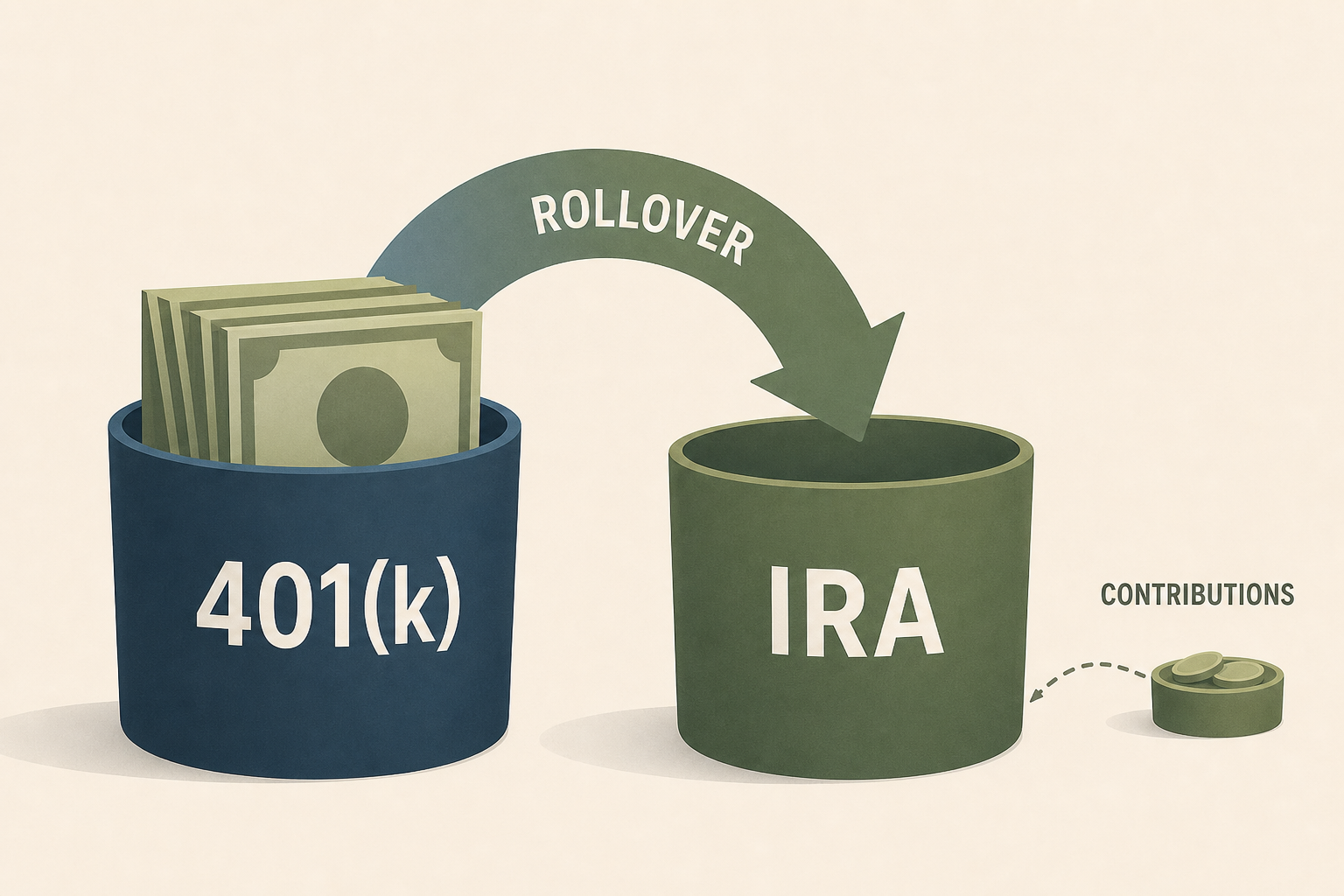 Most IRA money comes from 401(k) rollovers, not contributions