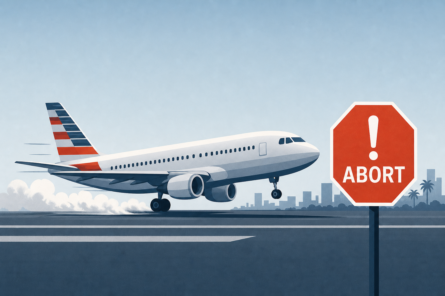 American Airlines flight aborts takeoff in Miami