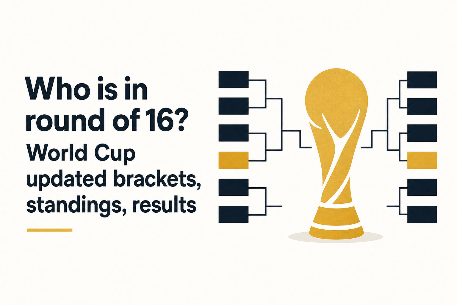 Who is in round of 16? World Cup updated brackets, standings, results
