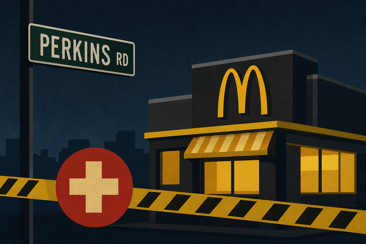 1 injured in Saturday night shooting at McDonald's on Perkins Road