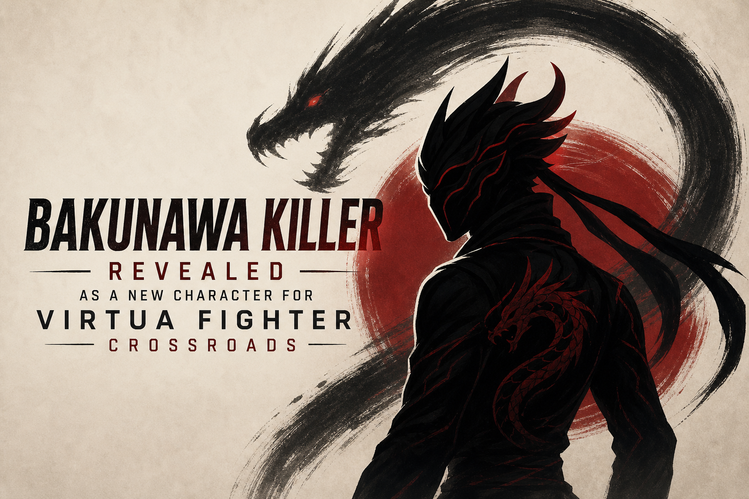 Bakunawa Killer revealed as a new character for Virtua Fighter Crossroads