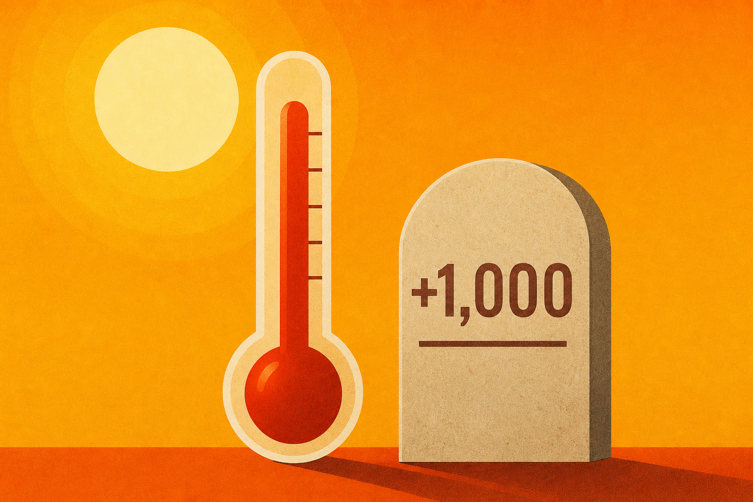 Some 1,000 additional heat deaths recorded in France