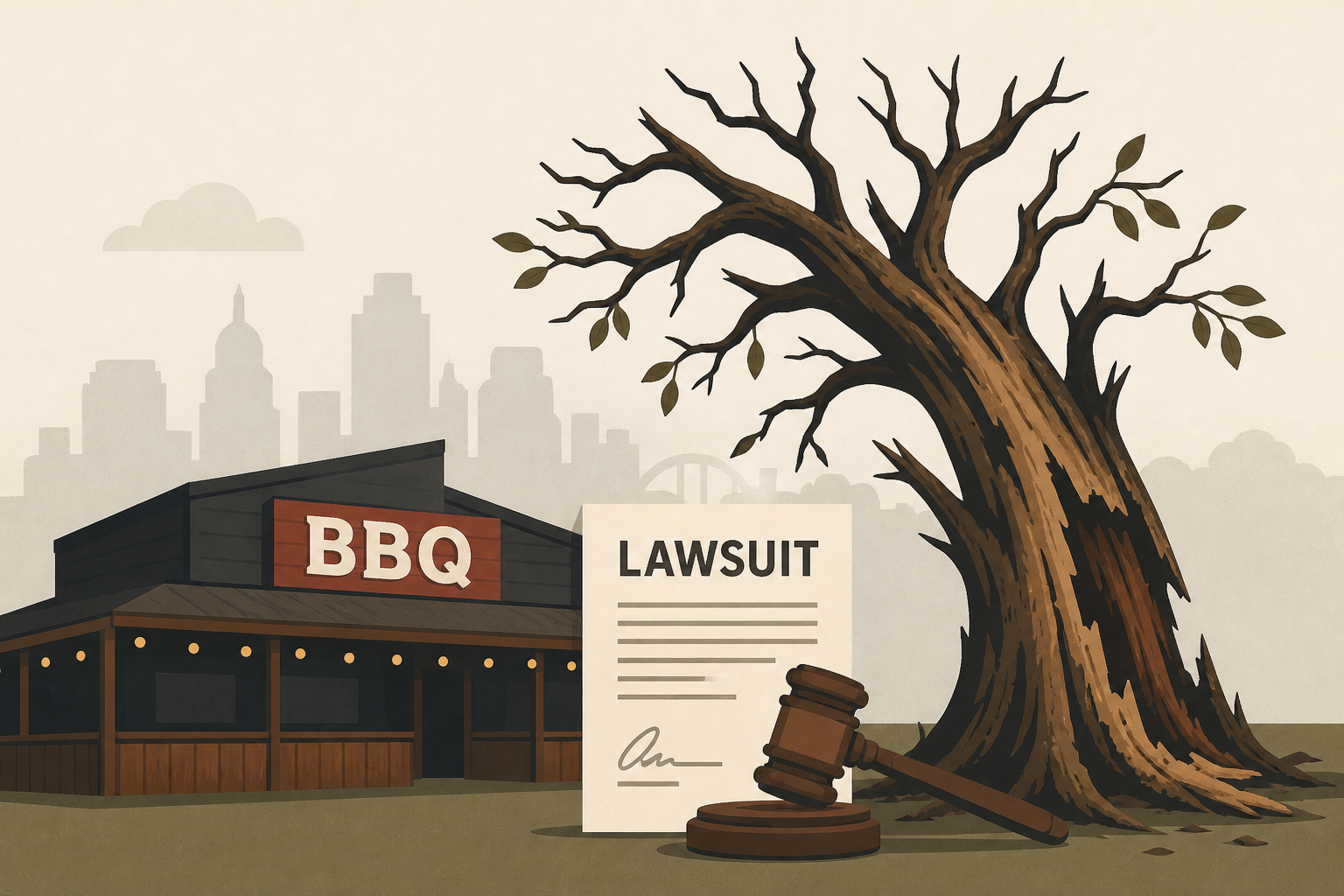 Family sues Austin BBQ restaurant after decayed pecan tree kills dad of 4