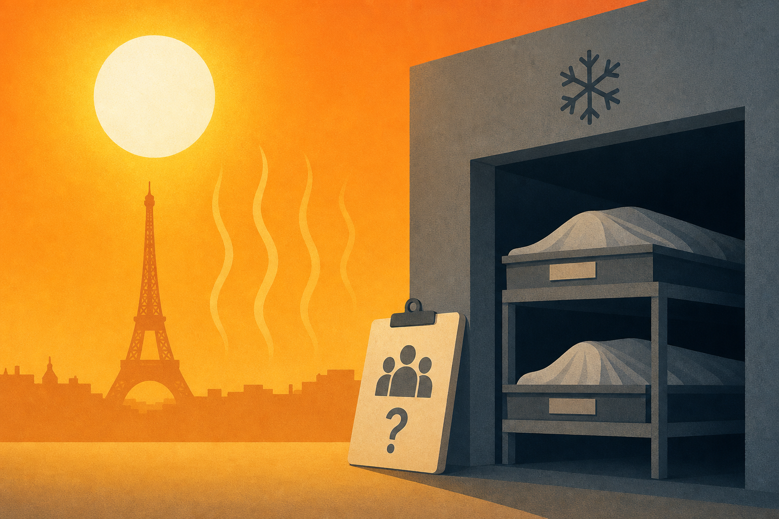 Record heat wave fills Paris mortuaries, leaving families in distress