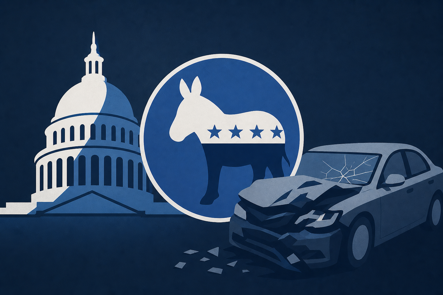 Top Democrat lawmaker injured in car crash