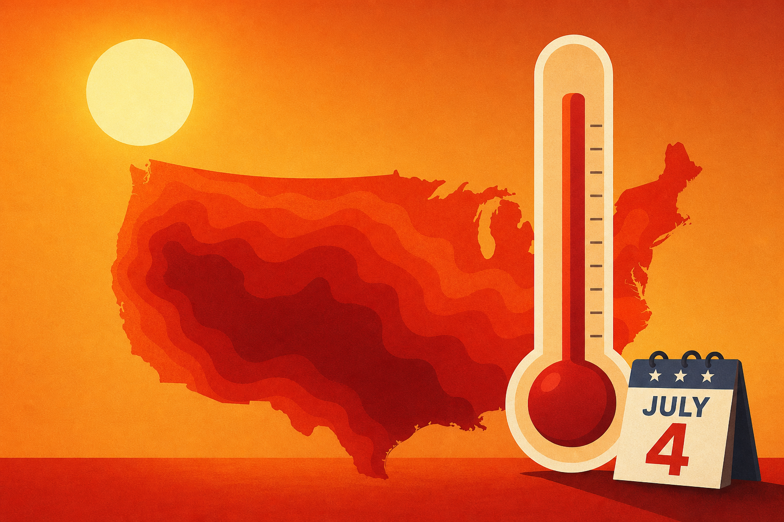 Dangerous and potentially record-setting heat wave to scorch millions this July Fourth